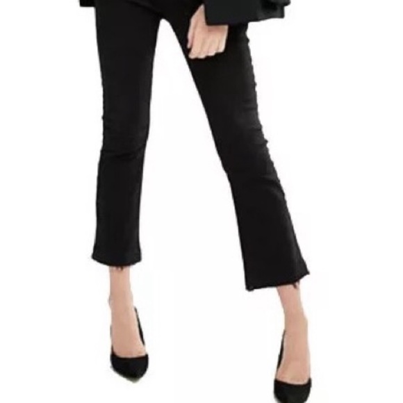 MOTHER INSIDER STEP FRAY BLACK JEAN - Picture 9 of 10